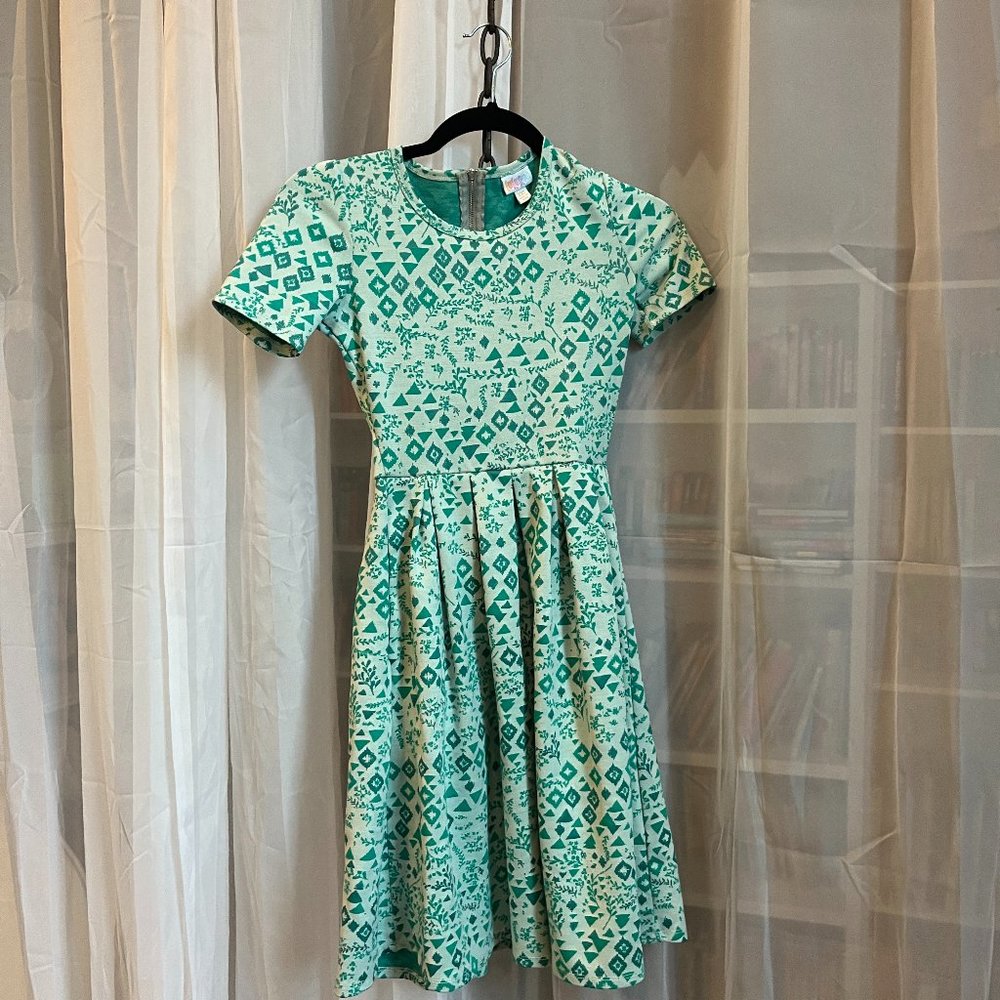 Youth Large - Green Stretchy  Dress